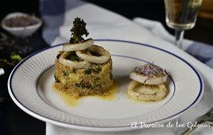Tabulé De Quinoa, Kale Y Calamares
