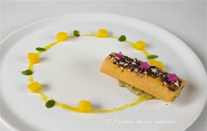 Pionono Relleno De Crema De The Matcha - Veo Veo
