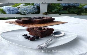 Brownie De Moras Y Harina De Algarroba
