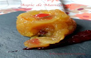Aspic De Manzanas-reto De La Marquesa De Parabere
