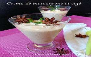Crema De Mascarpone Al Café Sin Azúcar

