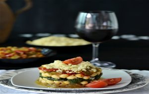 Ensalada Templada De Garbanzos, Cous Cous Y Verduras
