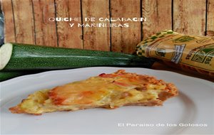 Quiche De Calabacin Y Mariñeiras
