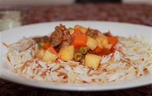 Acompañamos El Arroz Con Un Guiso Sirio De Guisantes Y Algo Más?// Syrian Peas Stew With A Few More Things...