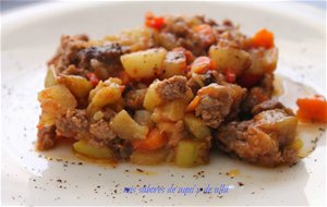 Kawage O Pisto Sirio Con Carne Al Horno / Syrian Ratatouille With Ground Meat