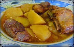 Guiso De Costilla Con Patatas