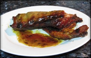 Costilla Asada Al Horno Con Miel Y Mostaza