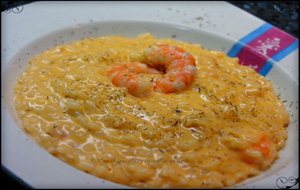 Risotto De Langostinos Y Gambas Al Eneldo