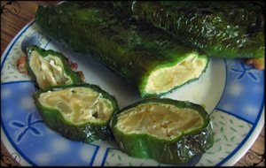 Pimientos Verdes Rellenos De Tortilla