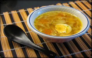 Sopa De Col China Con Pollo