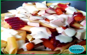 Ensalada De Pasta Con Mayonesa Vegana De yogur