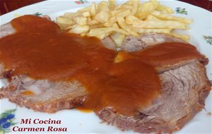 Carne "mechá" A La Andaluza (pez De Ternera Mechado)
