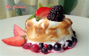 Pastel tres leches con merengue