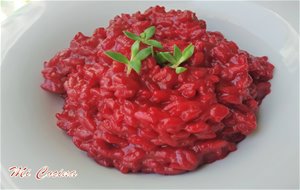 Risotto de remolacha