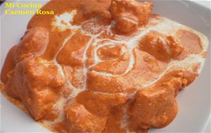 Chicken Tikka Masala (pollo En Salsa De Tomates Y Almendras Con Garam Masala) 
