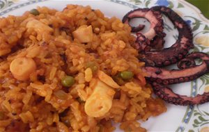 Pulpo Con Arroz ..o Arroz Con Pulpo
