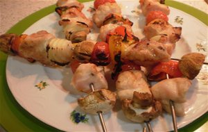 Brochetas De Pollo A La Thailandesa
