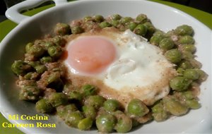 Chicharos A La Malagueña (guisantes En Salsa De Almendras)
