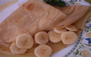 Crepes Ó "tortitas" De Platano Con Limon Y Sirope
