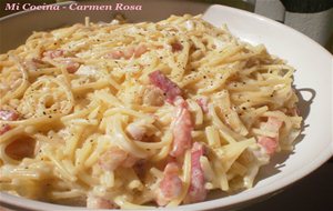 Espagheti A La Carbonara
