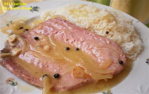 Filetes De Atun En Salsa De Vino Blanco