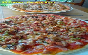 Pizza De Pollo Al Curry

