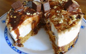 Cheesecake De Snickers Sin Horno