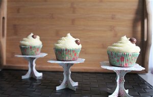 Cupcakes De Chocolate Blanco Deliciosos
