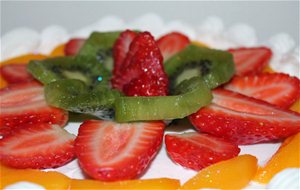 Tarta De Tres Leches Con Frutas
