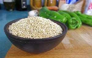 Pimientos Verdes Rellenos De Quinoa Con Verduritas