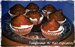 Toblerone Hi Hat Cupcakes
