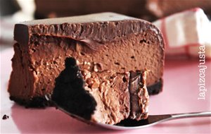 Cheesecake De Chocolate Con Ganache