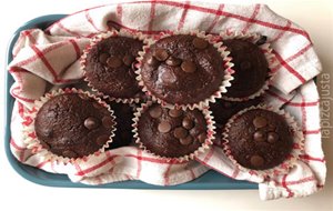Muffins De Chocolate Riquísimos, Sin Azúcar Ni Harina