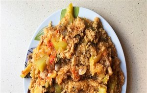 Quinoa Con Verduras Y Mejillones Al Escabeche
