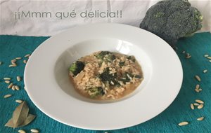 Risotto De Espinacas Y Brocoli
