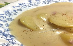 Sopa De Patatas Con Bechamel 
