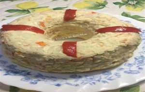 Pastel De Palitos De Cangrejo En Microondas Al Estilo Beli Mar 
