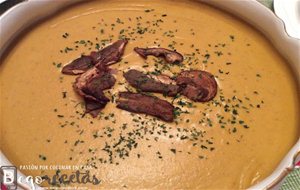 Crema De Calabaza Y Boletus
