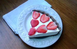 Tarta De Chocolate Con Nata Y Fresas {crema Y Frutillas}