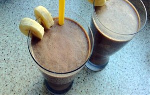 Smoothie De Chocolate Y Plátano O Banana