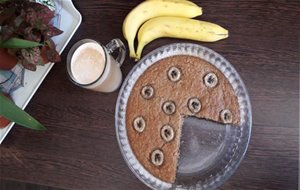 Torta De Banana Y Avena {bizcocho De Plátano Y Avena Sin Azúcar Ni Harina Refinada}