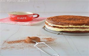 Layer Cake De Tiramisú De Chocolate Con Baileys