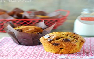 Muffins De Calabaza Y Pepitas De Chocolate