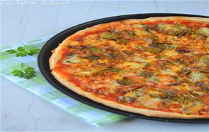 Pizza De Verduras Y Roquefort