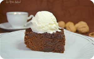 Brownie Con Cobertura De Chocolate