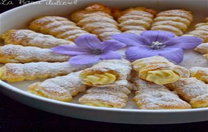 Cucuruchos De Hojaldre Y Crema Pastelera Sin Lactosa