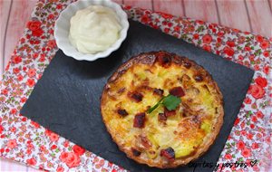 Mini Quiches De Puerros, Calabacín Y Chorizo.
