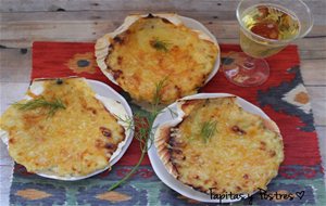 Concha De Marisco Gratinada
