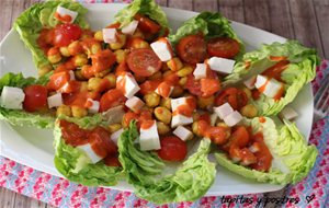 Ensalada De Garbanzos Al Curry.
