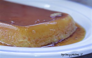 Flan De Naranja.
